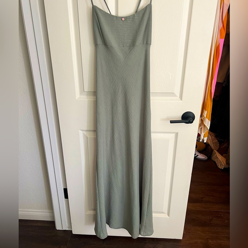 Kira maxi dress, sage green, M